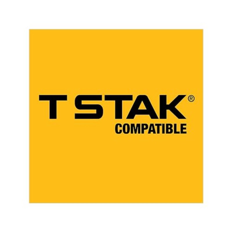 DEWALT TSTAK 도구 상자, 깊고 긴 손잡이, 초대형 디자인, 도구 정리용 고정 칸막이, 방수 및 잔해 방지(DWST17814)