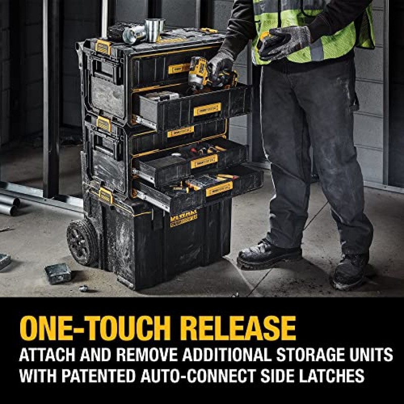 DEWALT TOUGHSYSTEM 2.0 도구 정리함 및 보관함 3서랍 유닛(DWST08330)