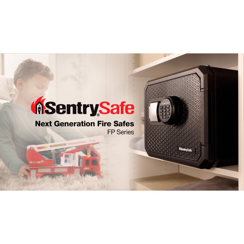 Sentry Safe 홈 안전, 방화, 방수, 디지털 키패드, 오버라이드 키 및 조정 가능한 트레이 포함, FPW082HSB, 0.81 cu ft