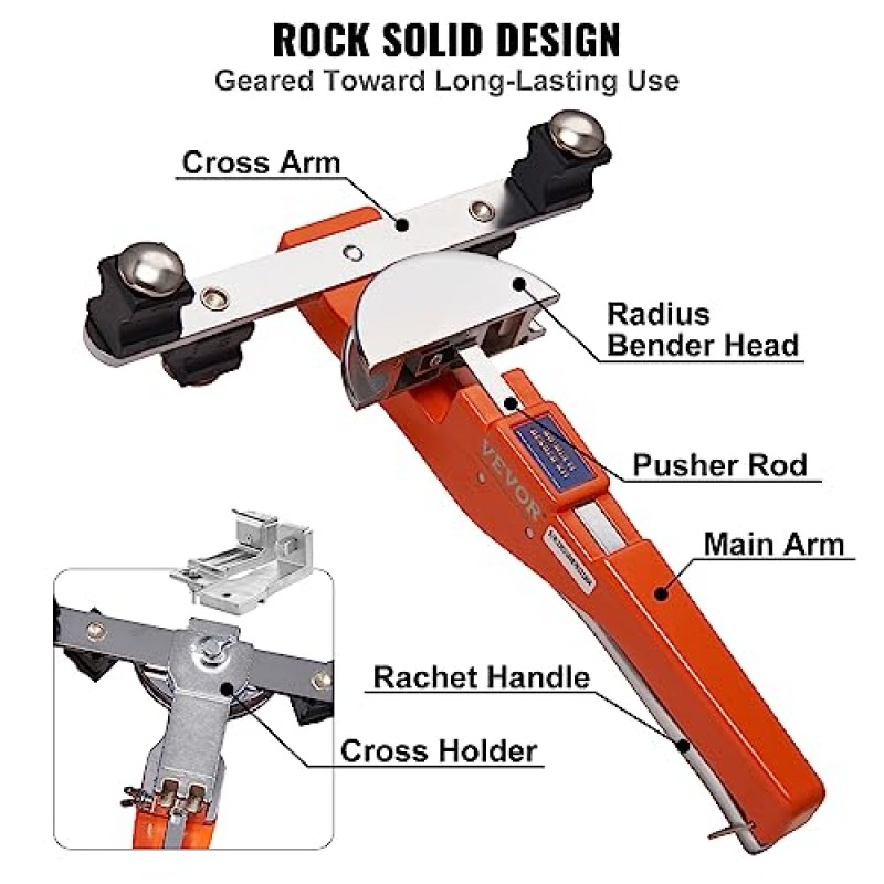 VEVOR 파이프 튜브 벤더, 1/4