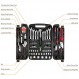 95피스 도구 세트, 도구 키트, 기계 도구 세트, 조정 가능한 렌치 플라이어 소켓 비트가 있는 휴대용 도구 상자, 플라스틱 도구 상자 보관 케이스가 있는 홈 도구 키트 수리, 주택 아파트 차고용