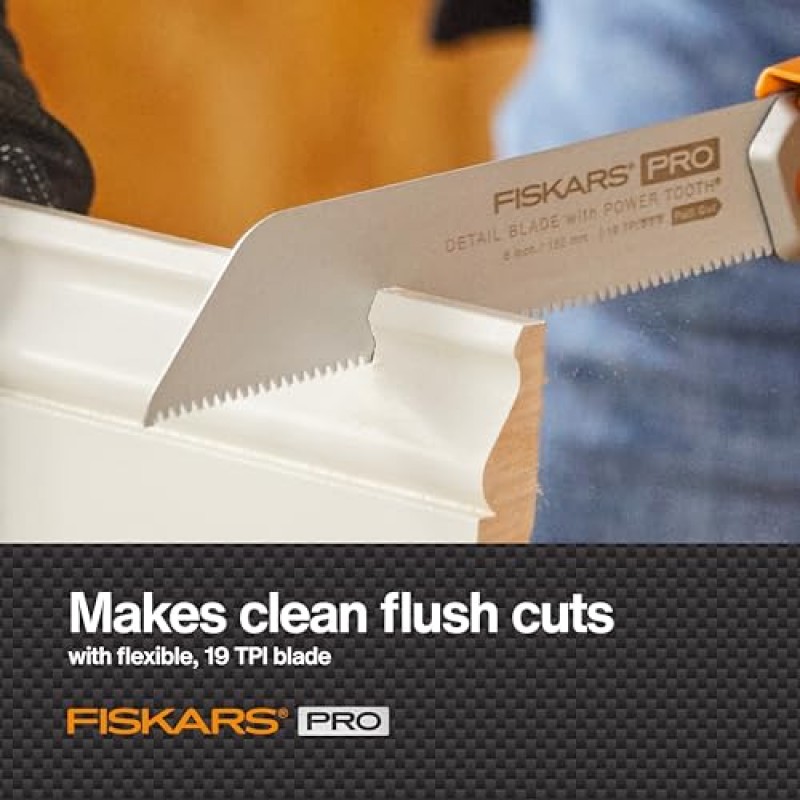 Fiskars PowerTooth® 접이식 디테일 풀쏘(6인치)