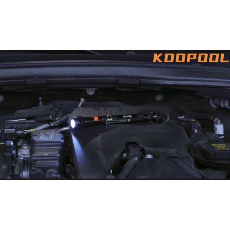 Koopool 텔레스코핑 자기 픽업 도구 세트 - 검사 거울이 있는 확장형 자석 손전등, 남성 또는 여성, 남자친구, 남편, 아버지, 잡역부, 기계공, 청록색을 위한 생일 선물