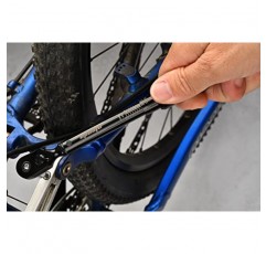 EPAuto 자전거 도구 1/4인치 드라이브 클릭 토크 렌치 세트(2~20Nm), 육각/Torx 비트 소켓 확장 바 자전거 유지보수 키트, 검정색