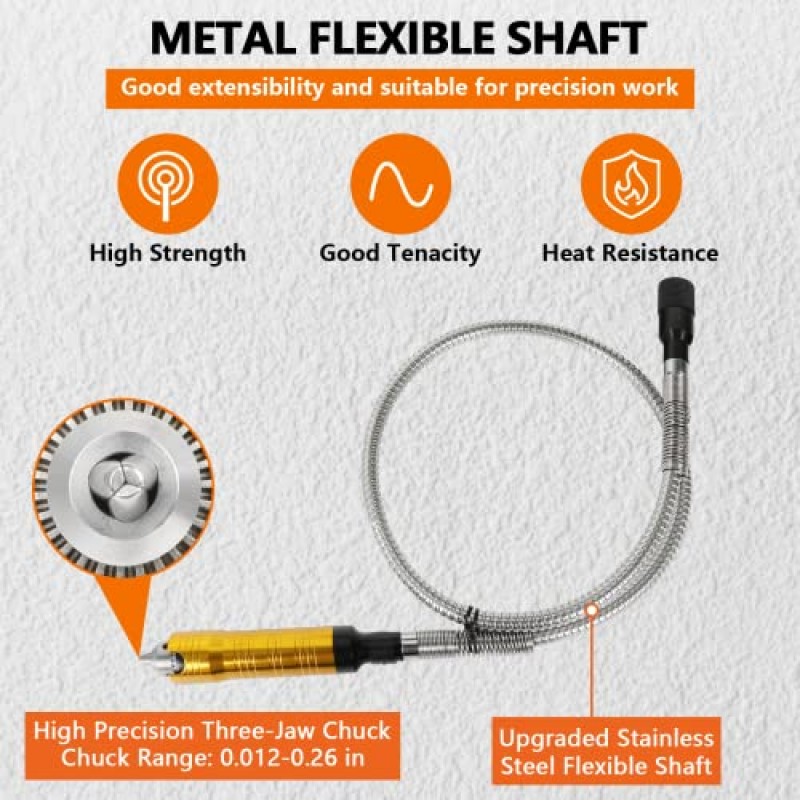 샤프트 그라인더 780W 로타리 도구 500-25000RPM 0.26 