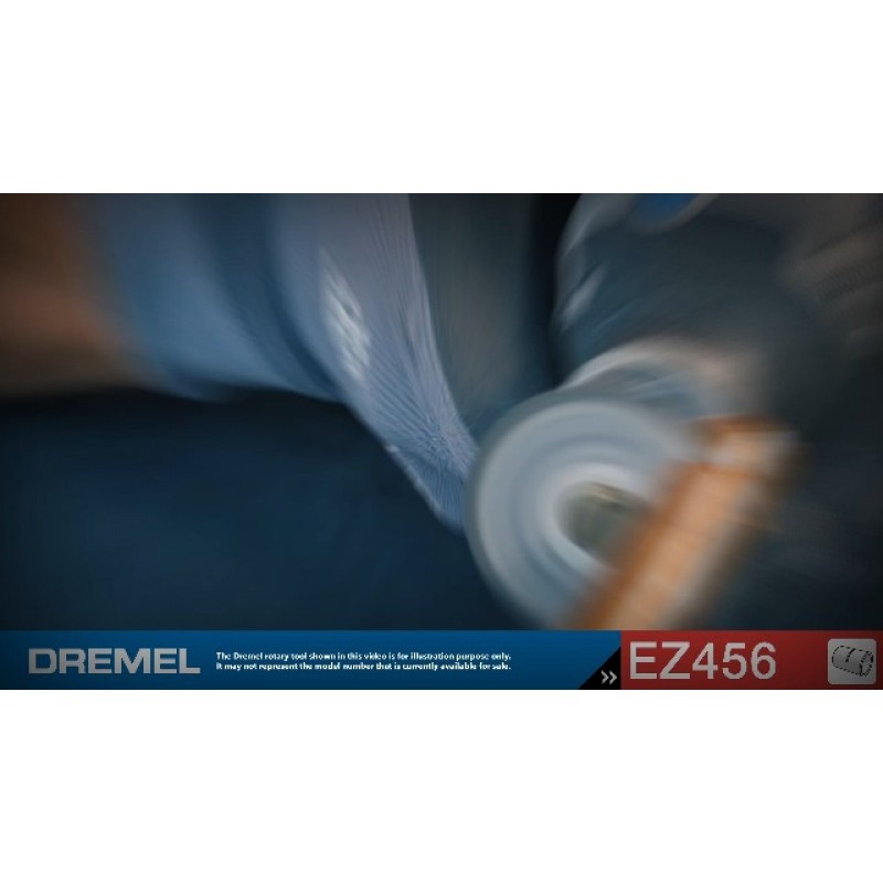 Dremel EZ456, 1 1/2인치(38.1mm) 휠 직경, EZ - Lock™ 유리섬유 강화 절단 휠, 금속 절단용 회전 공구 커팅 디스크, 5개, 중간, 빨간색