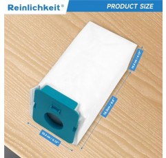 Reinlichkeit Vca-ADB95,ADB953 먼지 봉투, 삼성 맞춤형 제트 무선 스틱 진공 청소기 교체, 10 팩, 자동 먼지 수집 가방