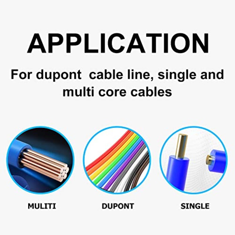 Knoweasy 와이어 스트리퍼: 32-7 AWG(0.03mm²-10mm²)용 2-in-1 고강도 와이어 스트리퍼 플라이어 및 커터, 전문가 및 DIY 매니아를 위한 필수 스트리핑 및 절단 도구