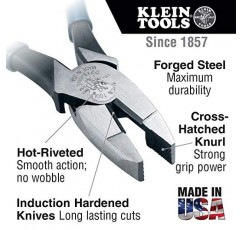 Klein Tools 80120 백팩 및 펜치 키트(백팩, 긴 노즈 플라이어, 대각선 컷 플라이어 및 사이드 컷 플라이어 포함), 4피스