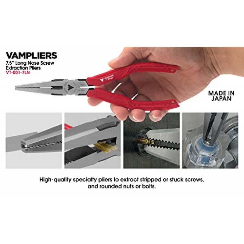 VAMPLIERS 3피스 나사 추출 플라이어 세트. 8.5