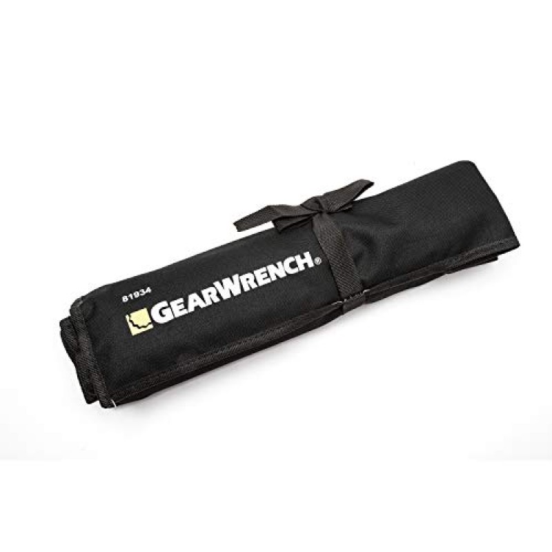 GEARWRENCH 긴 패턴 조합 SAE 렌치 세트(공구 롤 포함), 11개, 12포인트 - 81934