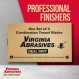 Virginia Abrasives 423-CB0818 - 8" x 18" 흙손 블레이드 4개 세트 - 콘크리트/조적/당김 흙손/부동 프로젝트용 고강도 전문 재마감/마감-전동 흙손 블레이드, 46" 기계에 적합