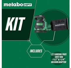 Metabo HPT 18V MultiVolt™ 무선 5인치 무작위 궤도 샌더 | 도구만 - 배터리 없음 | 가변 속도 | 브러시리스 모터 | 전기 브레이크 | SV1813DAQ4