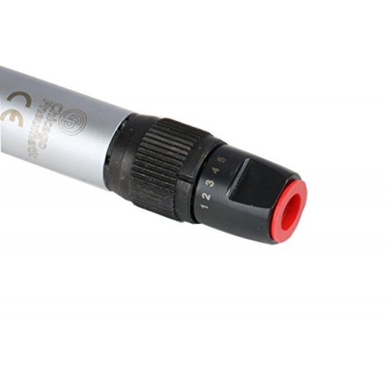 Chicago Pneumatic CP9361 - 조각 펜 에어 스크라이브, 금속 및 유리에 스텐실과 함께 사용, 1/8인치(3mm), 육각 섕크, 롤링 스로틀 - 분당 13500 블로우