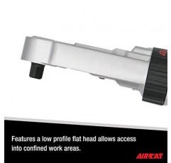 AIRCAT 공압 공구 809-SH-5: 밀봉된 플랫 헤드 래칫 350RPM, 60ft-lbs 최대 토크 - 1/2인치