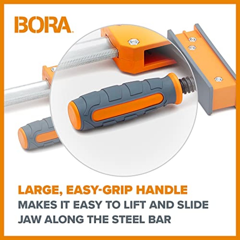 BORA 4개 병렬 클램프 세트 - 견고하고 균일한 압력을 갖춘 2 x 18