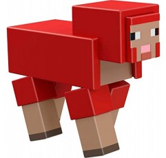 Minecraft Craft-A-Block 양 피규어, 실제 픽셀화된 비디오 게임 캐릭터, 창조, 탐색 및 생존을 위한 액션 장난감, 6세 이상 팬을 위한 수집용 선물