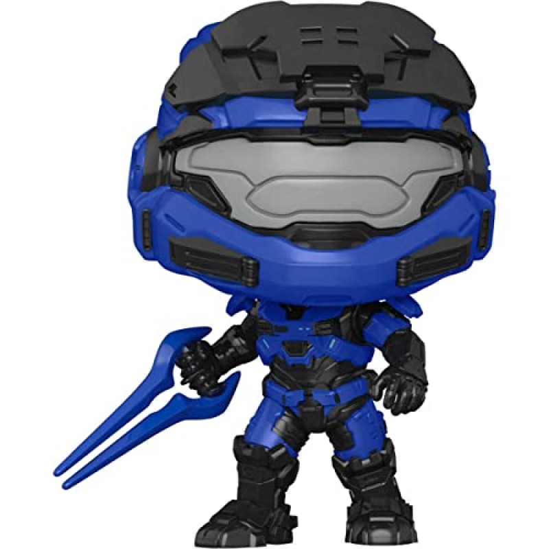 Halo Infinite - 스파르탄 마크 V와 블루 에너지 검 Funko Pop! 비닐 피규어(호환 가능한 팝박스 프로텍터 케이스와 함께 제공)