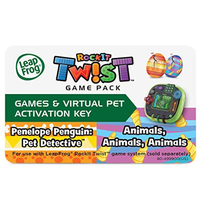 LeapFrog RockIt Twist 듀얼 게임 팩: Penelope Penguin: 애완동물 탐정 및 동물, 동물, 동물