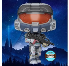 POP Halo Infinite - BR75 특수 시리즈 Funko 비닐 피규어가 포함된 스파르탄 마크 VII(호환 박스 보호 케이스와 번들)