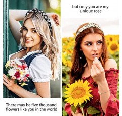 VELSCRUN 12 팩 여성용 패션 머리띠 여성용 미끄럼 방지 와이드 헤드 밴드 귀여운 Boho 꽃 매듭 머리띠 여성용 헤어 밴드 헤어 액세서리 헤어 후프 여성용 생일 선물