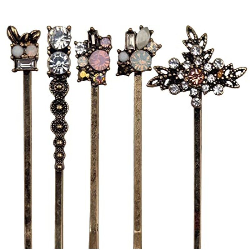 10Pcs 헤어 클립 여성용 레트로 헤어핀 여성용 헤어핀 여성용 여성용 모자를 쓰고 있죠 스타일링 도구 헤어 액세서리 (10 카운트 (1 팩))