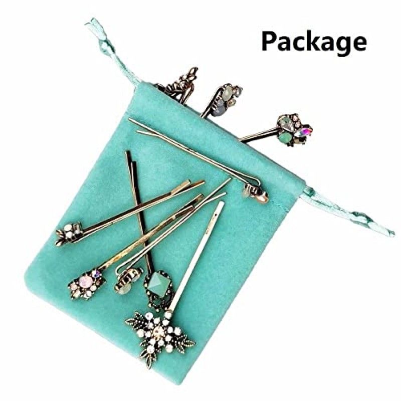 10Pcs 헤어 클립 여성용 레트로 헤어핀 여성용 헤어핀 여성용 여성용 모자를 쓰고 있죠 스타일링 도구 헤어 액세서리 (10 카운트 (1 팩))