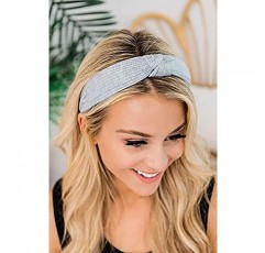 DRESHOW 8 팩 여성용 매듭 머리띠 와이드 터번 머리띠 요가 운동 리빙 헤드 랩 헤어 밴드 액세서리