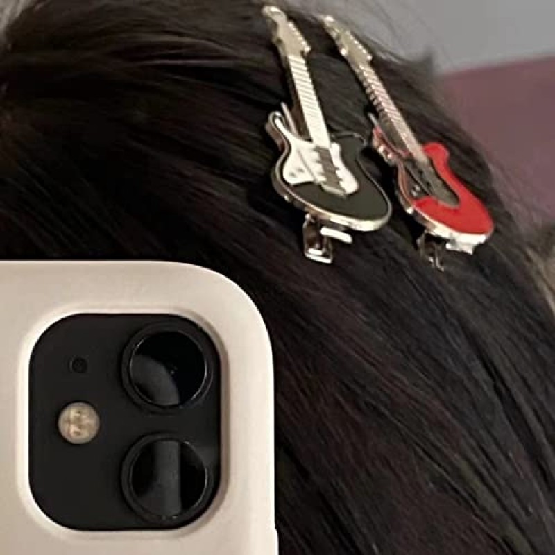 Y2K 핑크 헤어 클립 세트, 속이 빈 스타 하트 머리핀 펑크 스네이크 크로스 기타 모자를 쓰고 있죠 귀여운 KT 고양이 액세서리 스타일링 도구 여자를위한 선물 여자 (12pcs)