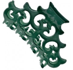 Camila Paris CP2907 여성용 프렌치 헤어 클립, 여성용 헤어 클로 클립 턱 패션 여성용 내구성 및 스타일링 헤어 액세서리, 강력한 홀드 슬립 그립 없음, 프랑스산. 2인치 그린