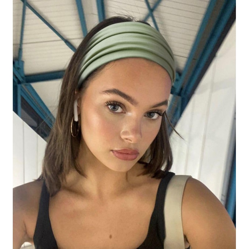 Tob effect 여성용 머리띠 아프리카 보호 와이드 헤어 밴드 머리띠 매듭 머리 랩 헤드 스카프 헤어 밴드 터번 헤어 액세서리