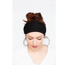 Tob effect 여성용 머리띠 아프리카 보호 와이드 헤어 밴드 머리띠 매듭 머리 랩 헤드 스카프 헤어 밴드 터번 헤어 액세서리