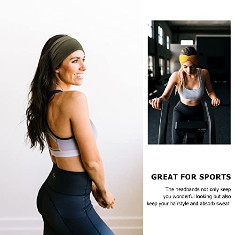 DRESHOW 여성용 머리띠 여성용 빈티지 머리띠 매듭 머리 랩 크리스 크로스 헤어 밴드 액세서리