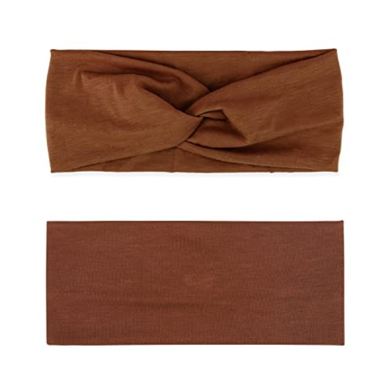 DRESHOW 여성용 머리띠 여성용 빈티지 머리띠 매듭 머리 랩 크리스 크로스 헤어 밴드 액세서리