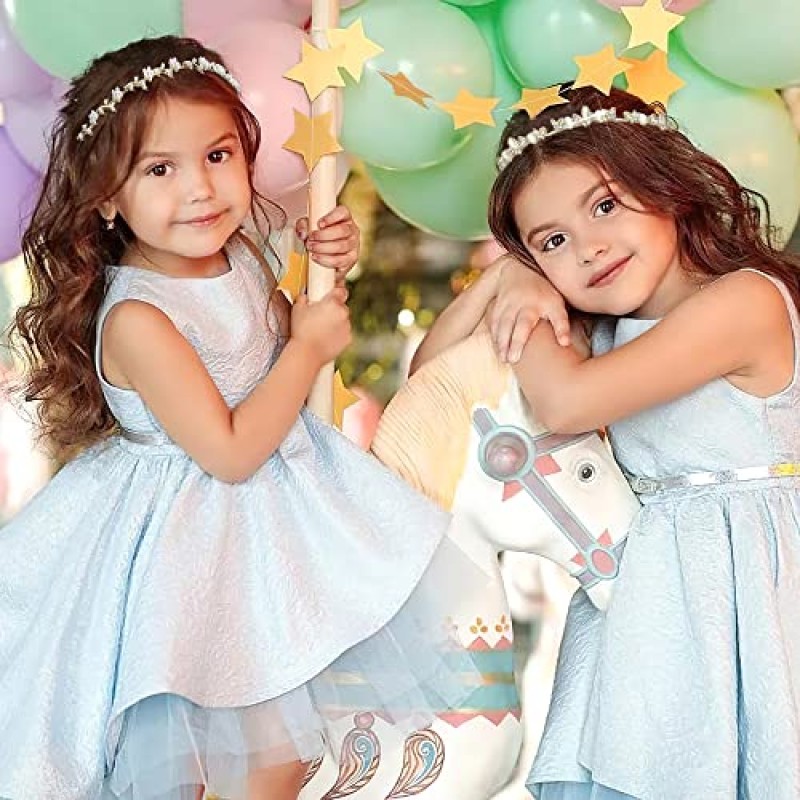 6 팩 크리스탈 꽃 머리띠 가짜 진주 라인스톤 머리띠 머리 장식 웨딩 파티 헤어 후프 밴드 헤어 밴드 페르시 머리띠 골드 은색 금속 머리띠 여성용 헤어 액세서리 소녀 청소년 신부 들러리…