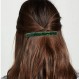 HYFEEL 4 인치 긴 머리 헤어핀 세련된 프랑스어 자동 헤어 클립 포니 테일 홀더 여성용 대형 아크릴 수지 헤어 그립 걸쇠 클램프 두꺼운 머리카락, 패션 헤어 액세서리 그린 브라운 블랙 3 팩
