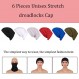 Leeven 6 팩 천연 곱슬 웨이브 머리 Dreadlock 모자 긴 머리 Dreadlock 머리 랩 슬리핑 캡 헤어 액세서리 여성을위한 남성용 수면 보닛으로 남성을 위해 설계된 수면 캡