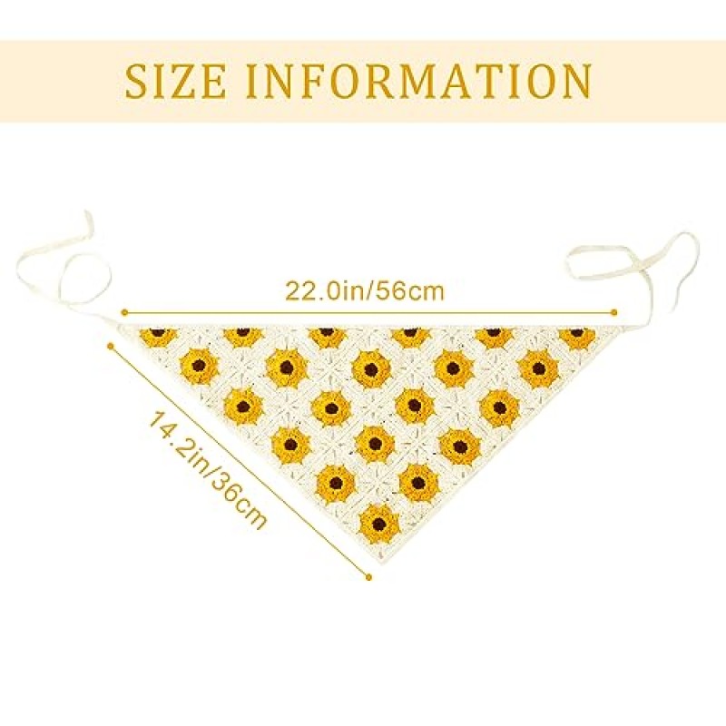 DOCILA 여성용 크로 셰 뜨개질 두건 머리띠 2 Pcs Boho 니트 헤어 스카프 패션 스카프 머리 랩 Neckerchief 스카프