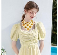 DOCILA 여성용 크로 셰 뜨개질 두건 머리띠 2 Pcs Boho 니트 헤어 스카프 패션 스카프 머리 랩 Neckerchief 스카프