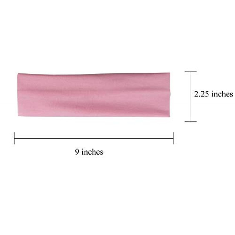 여성용 Styla 헤어 헤드밴드 여성용 스트레치 헤드밴드 10개 팩 캐주얼 의상, 스파 데이, 운동, 요가, 러닝 등 다양한 용도를 위한 미끄럼 방지 디자인의 편안함