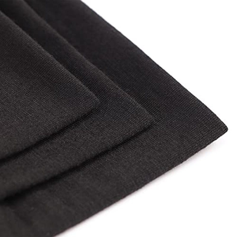 DRESHOW 6 PCS 여성용 조절 가능한 머리띠 매듭 머리띠 운동을위한 탄성 미끄럼 방지 패션 헤어 밴드 스포츠 러닝 요가