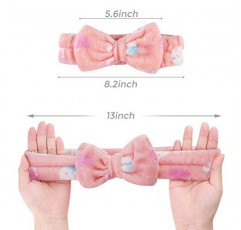 3 수달 활 머리 밴드, 8PCS 스파 머리띠 메이크업 머리띠 여성 얼굴 메이크업 머리 밴드, 샤워 세척 얼굴, 부드러운 산호 양털 머리 랩