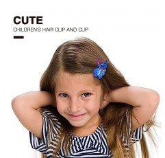 10팩 만화 세련된 스티치 헤어 클립, 어린이를 위한 우아하고 세련된 헤어 액세서리 소녀 유아 및 여성, 친구, 가족 및 스티치 애호가를 위한 선물