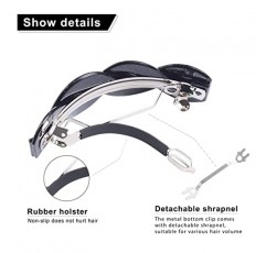 Mistofu 여성용 대형 헤어 바레트 아름다운 라인 단순 레트로 클래식 스냅 프렌치 헤어 클립, 여성용 패션 헤어 액세서리 두꺼운 얇은 머리카락, 3 Pcs