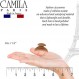 Camila Paris CP2918/2 여성용 프렌치 헤어 클립, 작은 여성용 헤어 클로 클립 2개 세트 조 핑크 골드 패션 내구성 및 스타일링 여성용 헤어 액세서리, 강력한 홀드 슬립 그립 없음, 프랑스산