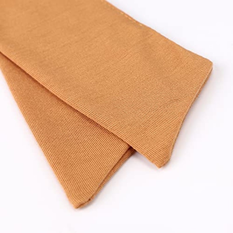 DRESHOW 6 PCS 여성용 조절 가능한 머리띠 매듭 머리띠 운동을위한 탄성 미끄럼 방지 패션 헤어 밴드 스포츠 러닝 요가