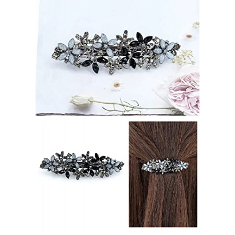 MOESUYUM 3PCS 우아한 헤어 클립 여자와 여자를위한 패션 헤어 바레트 2.4 