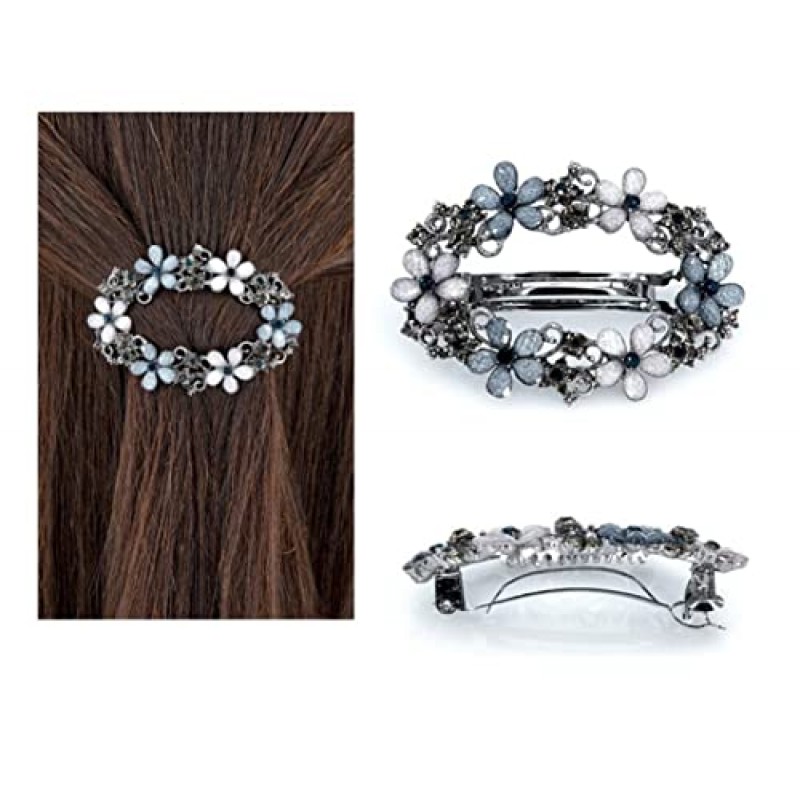 MOESUYUM 3PCS 우아한 헤어 클립 여자와 여자를위한 패션 헤어 바레트 2.4 