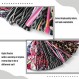 Bohend Boho 머리띠 와이드 요가 Stretchy Bandeau 대형 Headwrap 스포츠 운동 해변 헤어 액세서리 여성과 소녀를위한 (8pcs)