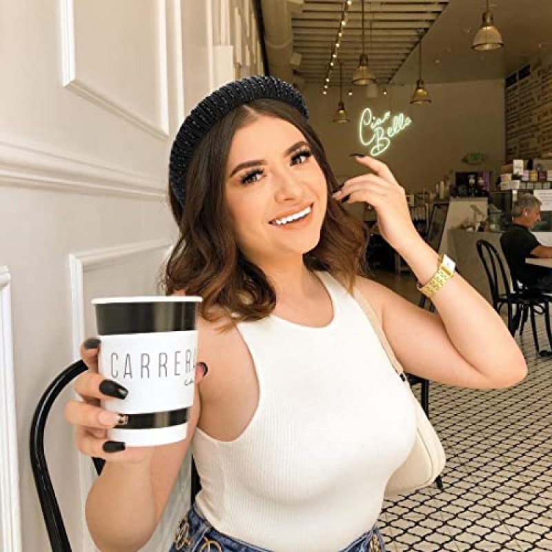 FASOTY 라인 석 머리띠 여성용 패션 블랙 크리스탈 다이아몬드 블링 머리띠 머리 고리 패딩 머리띠 파란색 보석 헤어 밴드 스파클 헤어 액세서리 여성용 소녀 선물